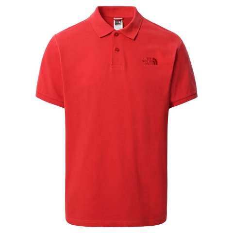 The North Face Erkek Polo Piquet Tişört Kırmızı