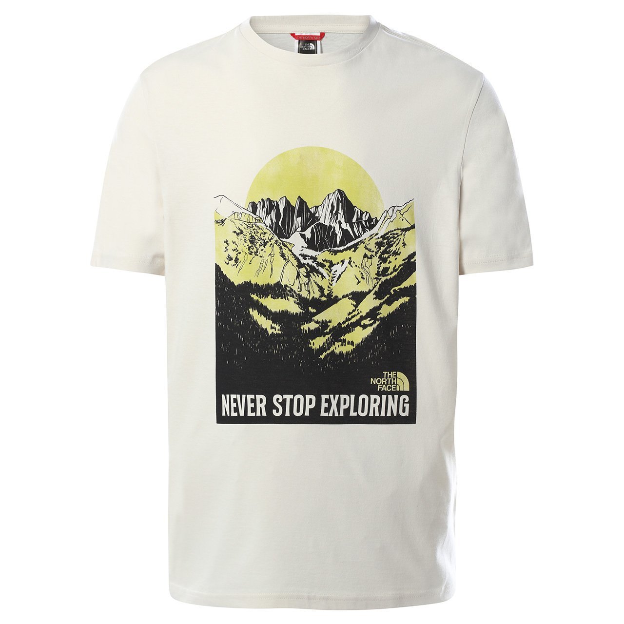 The North Face Erkek S/S Natural Wonders Tee Tişört Beyaz