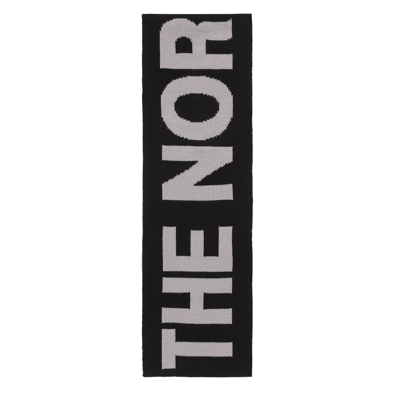 The North Face Logo Scarf Atkı Gri Siyah
