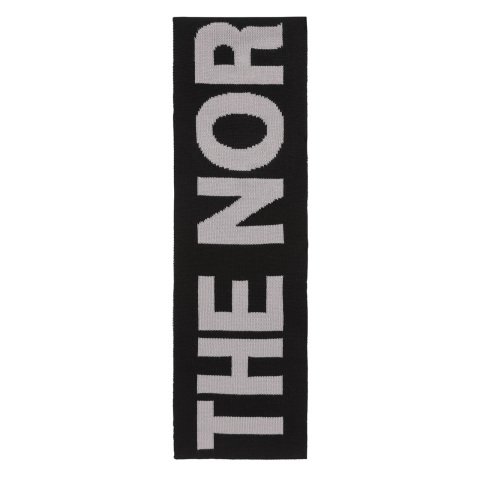 The North Face Logo Scarf Atkı Gri Siyah