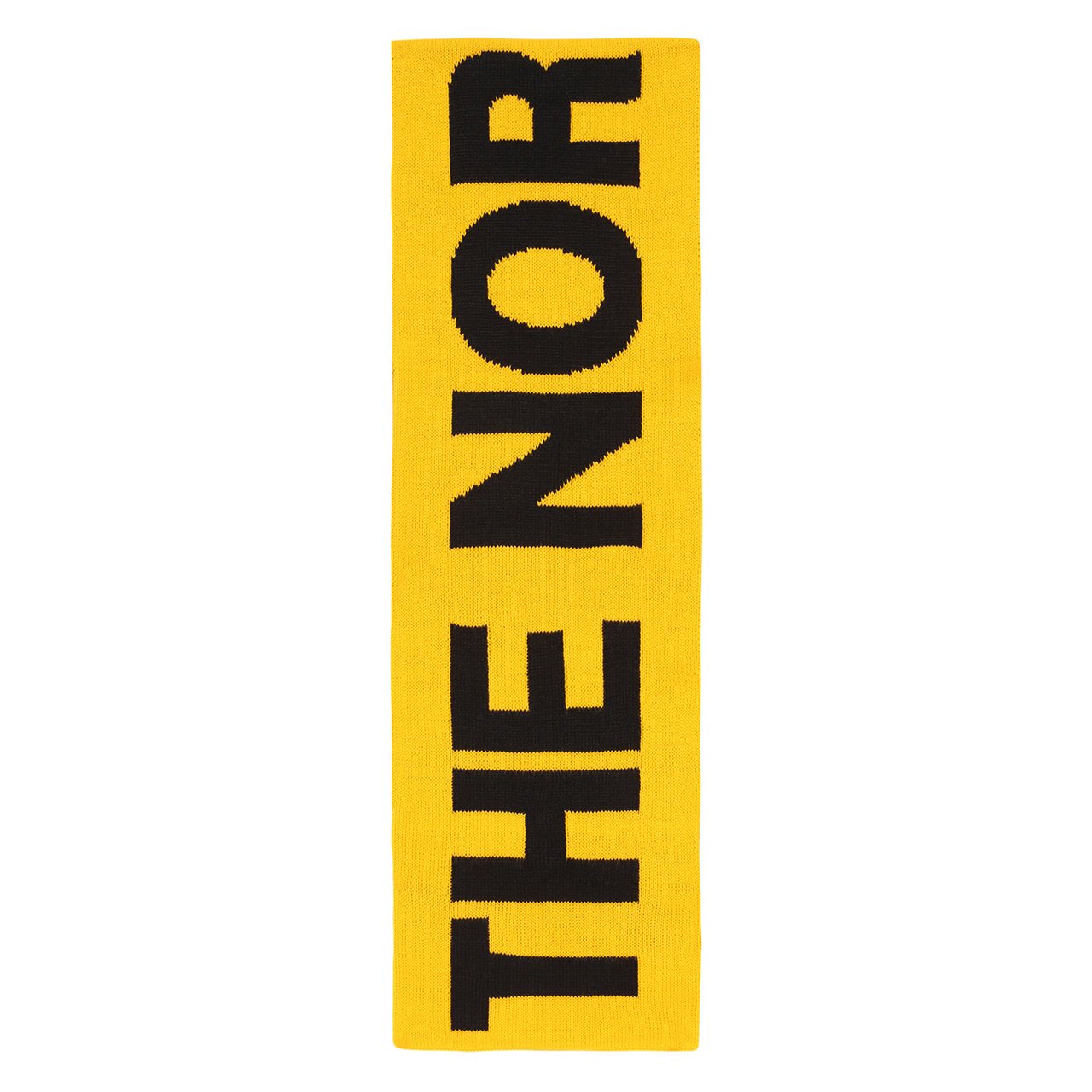 The North Face Logo Scarf Atkı Sarı Siyah