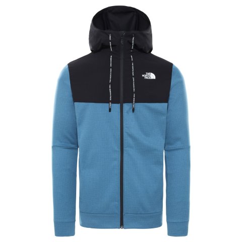 The North Face Erkek Train N Logo Overlay Sweatshirt Mavi