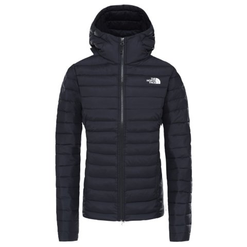 The North Face Kadın Stretch Down Hoodie Kaz Tüyü Dolgulu Kapüşonlu Mont Siyah