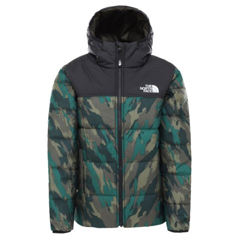 The North Face Erkek Çocuk Reversible Perrito Çift Taraflı Mont Yeşil