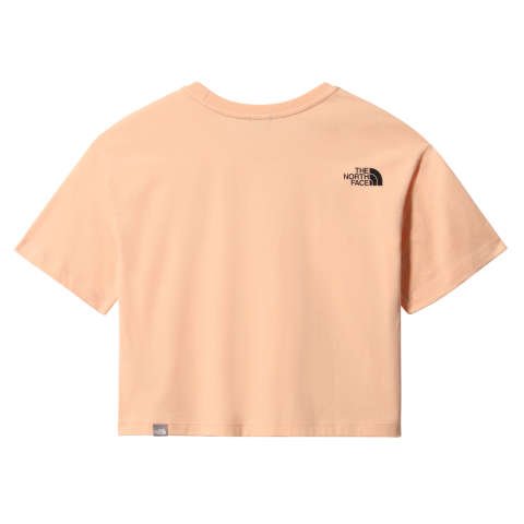 The North Face Kadın Cropped Simple Dome Tee Tişört Kırmızı