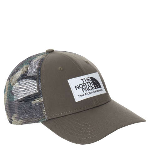 The North Face Deep Fit Mudder Trucker Şapka Yeni Taupe Yeşil