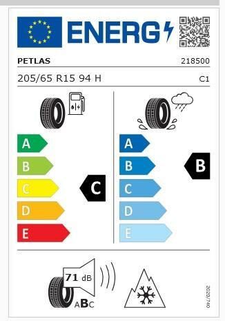 205/65R15 TL 94H SNOWMASTER 2 PETLAS