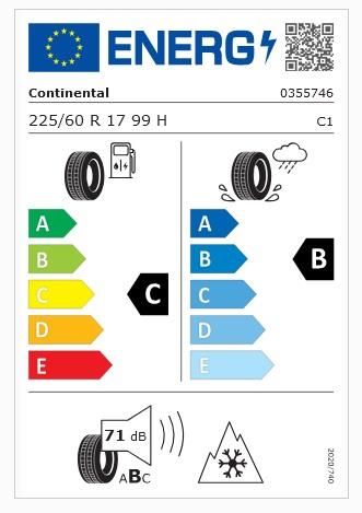 225/60R17 99H WINTER CONTACT TS870P FR CONTİNENTAL