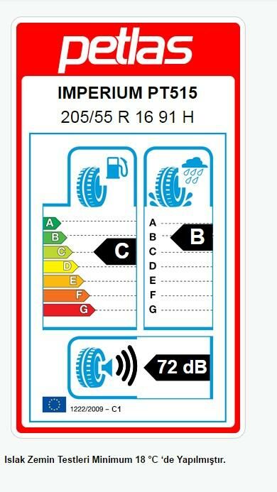 205/55R16 TL 91H IMPERIUM PT515 COMFORT PETLAS