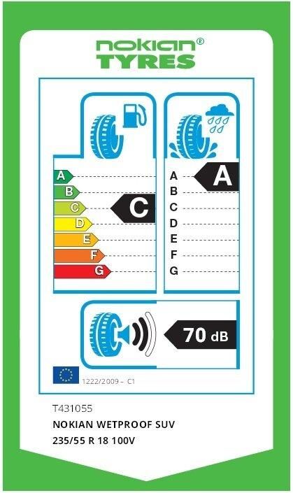 235/55R18 100V WETPROOF SUV NOKİAN