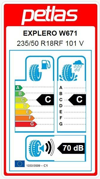 235/50R18 TL 101V REINF. EXPLERO WINTER W671 PETLAS