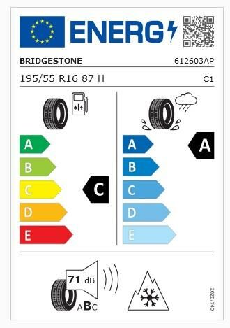 195/55R16 87H LM005 BRIDGESTONE