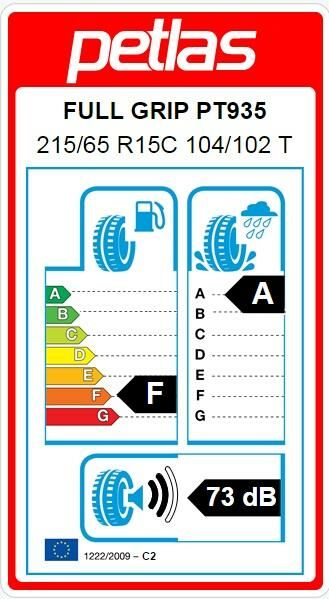 215/65R15 C TL 104/102T 6PR VANMASTER A/S PETLAS