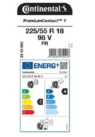 225/55R18 98V FR PC7 CONTİNENTAL