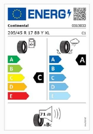 205/45R17 88Y XL FR PC7 CONTİNENTAL