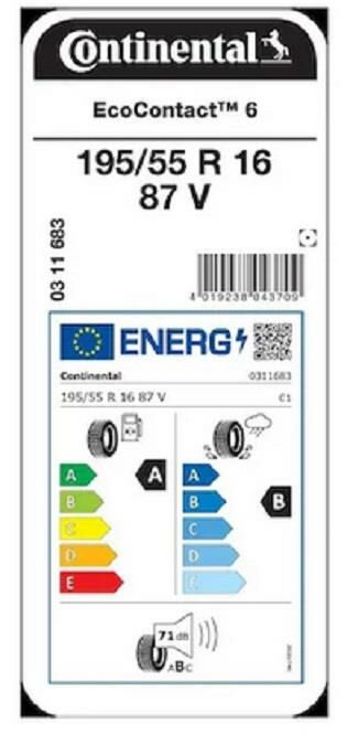 195/55R16 87V EC6 CONTİNENTAL