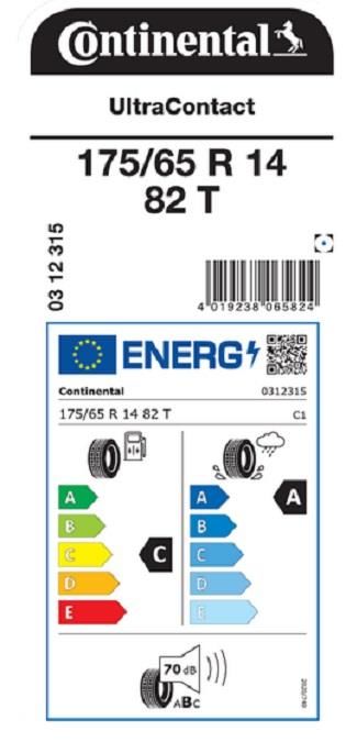 175/65R14 82T UC CONTİNENTAL