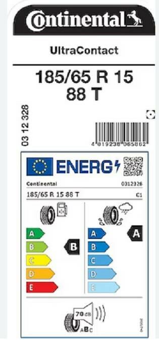 185/65R15 88T UC CONTİNENTAL