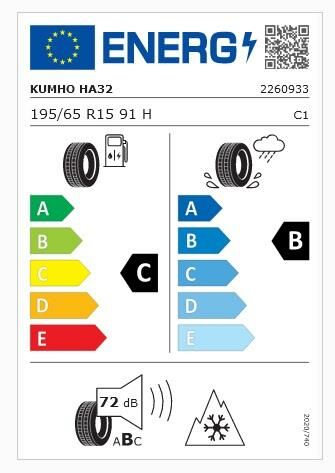 195/65R15 91H HA32 4 MEVSİM KUMHO