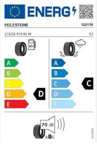215/35R19 TL 85W REINF. CARMILE SPORT MILESTONE