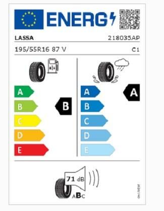 195/55R16 87V REVOLA LASSA