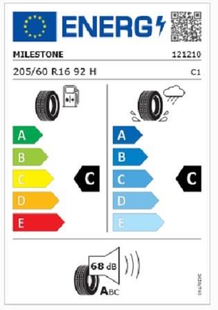 205/60R16 TL 92H CARMILE MILESTONE