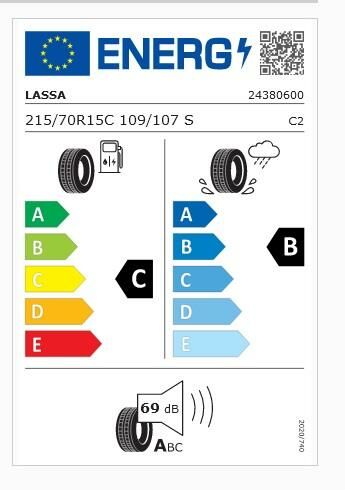 215/70R15 C 109/107S TRANSWAY 3 LASSA