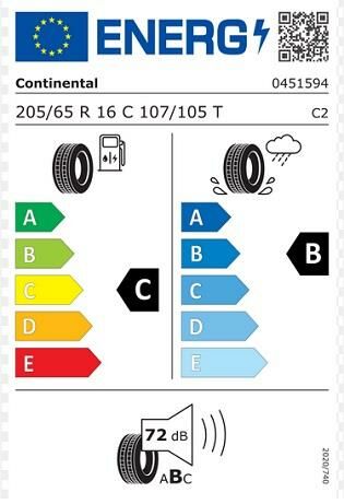 205/65R16 C 107/105T VANCAP CONTİNENTAL