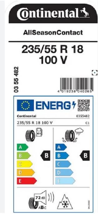 235/55R18 100V ASC CONTİNENTAL