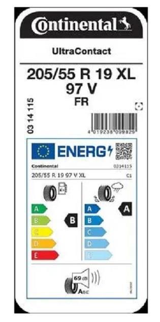 205/55R19 97V XL FR UC CONTİNENTAL