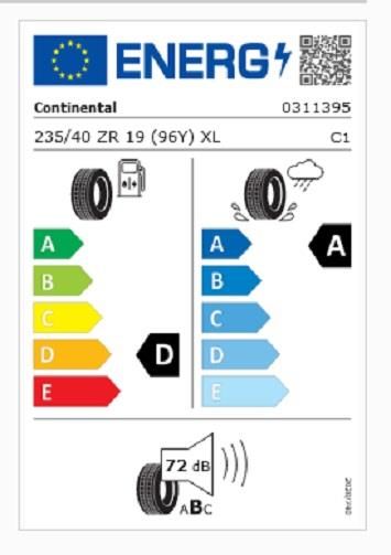 235/40R19 96Y XL FR SC7 CONTİNENTAL