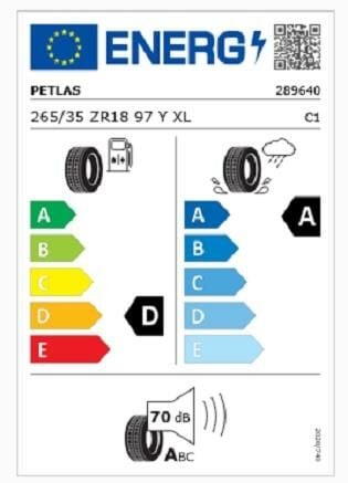 265/35R18 TL 97Y XL PRESTIGE SPORT PETLAS