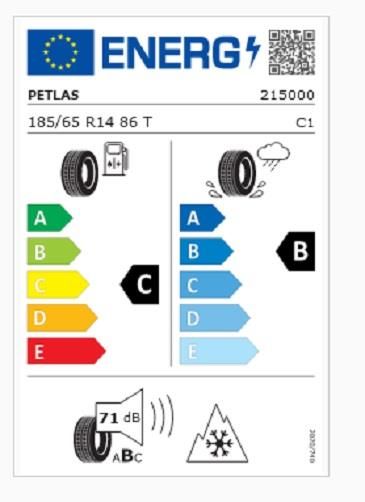 185/65R14 TL 86T SNOWMASTER 2 PETLAS
