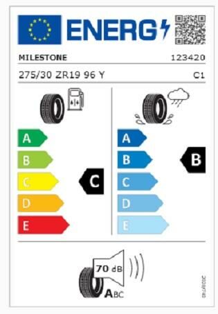 275/30R19 TL 96Y REINF. CARMILE SPORT MILESTONE