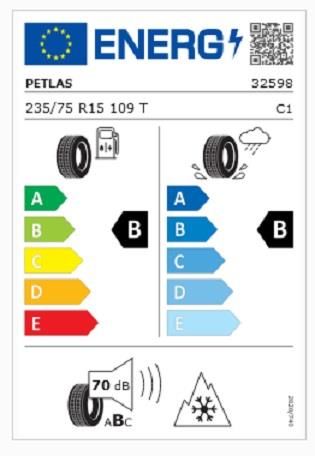 235/75R15 TL 109T REINF. EXPLERO WINTER W671 PETLAS