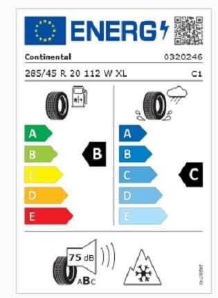285/45R20 112W XL FR WC8S CONTİNENTAL