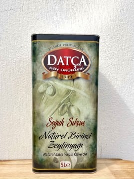 Datça Soğuk Sıkım Zeytinyağı 5 Lt (Teneke)