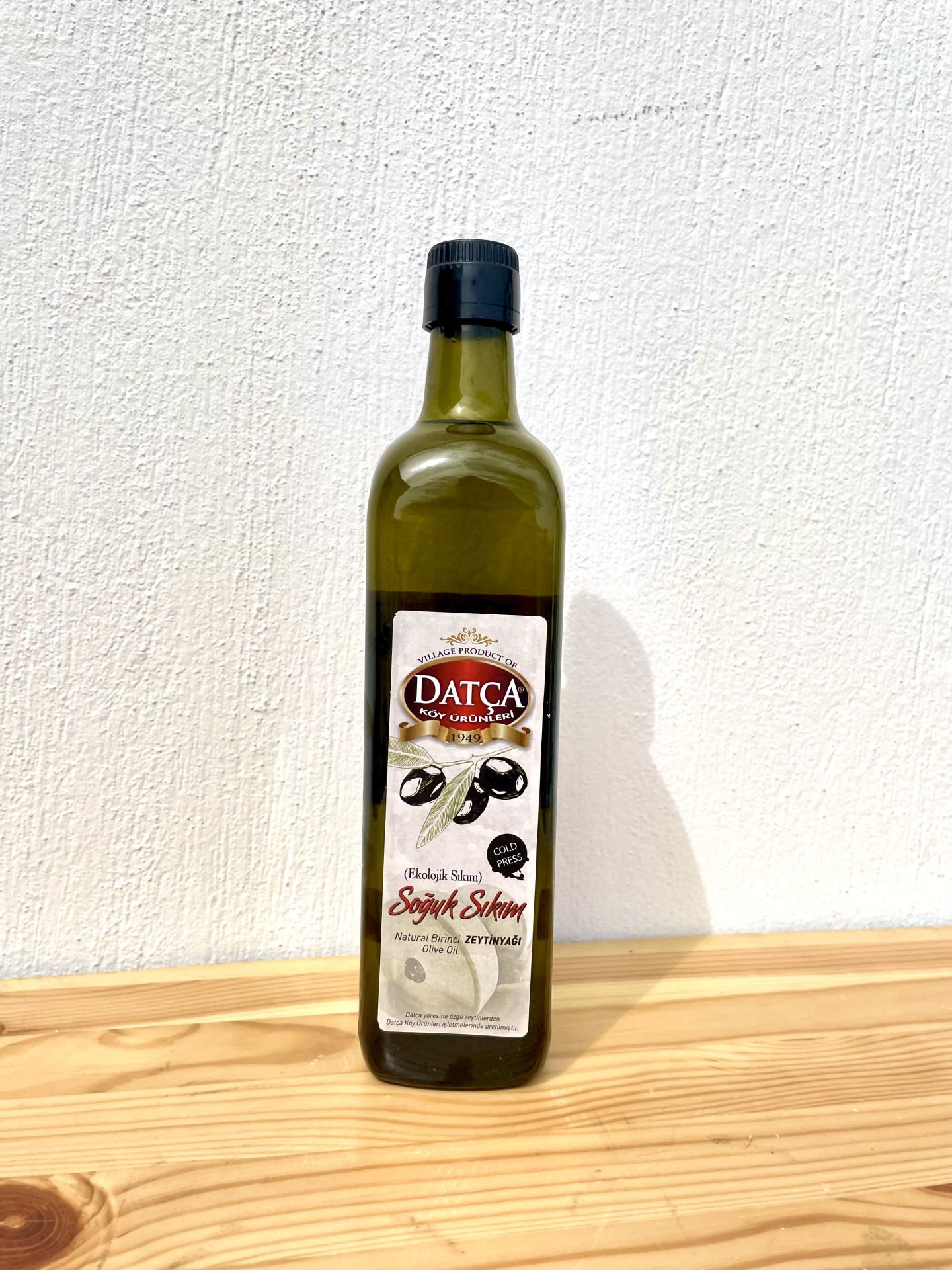 Datça Soğuk Sıkım Zeytinyağı 1 Lt (Cam Şişe)