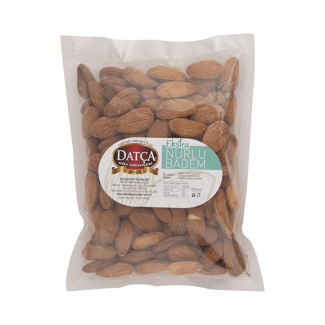 Datça Çiğ Nurlu Badem Extra 250 Gr
