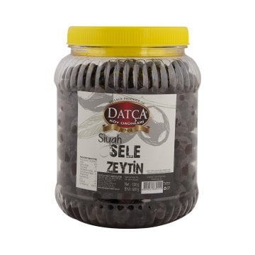 Datça Siyah Sele Zeytin 1300 Gr