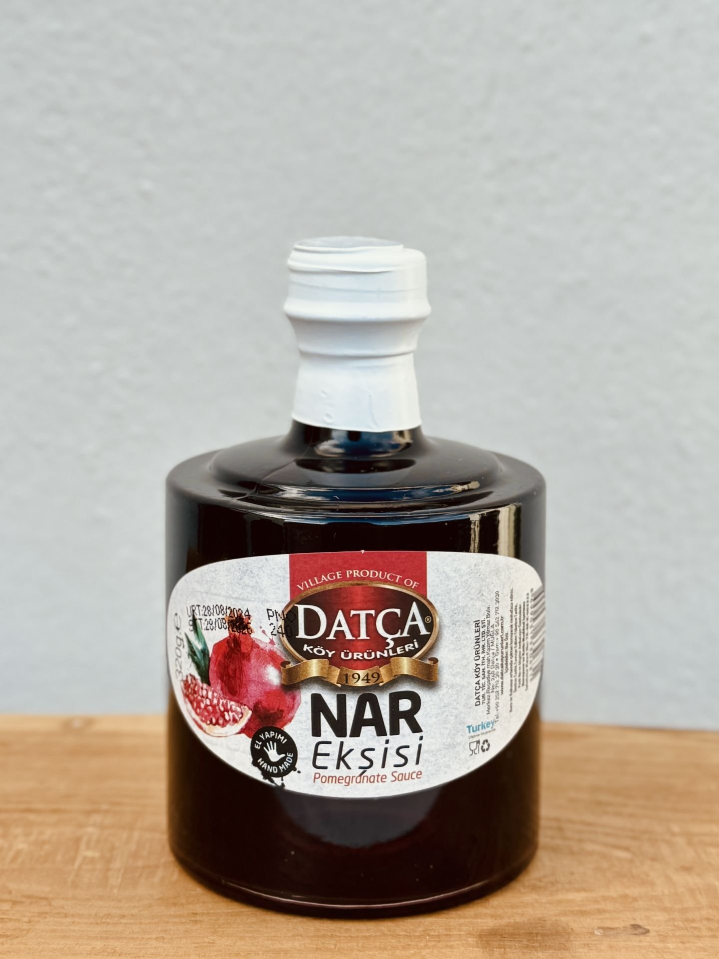 Datça Nar Ekşisi Kule Şişe Alt 320 gr