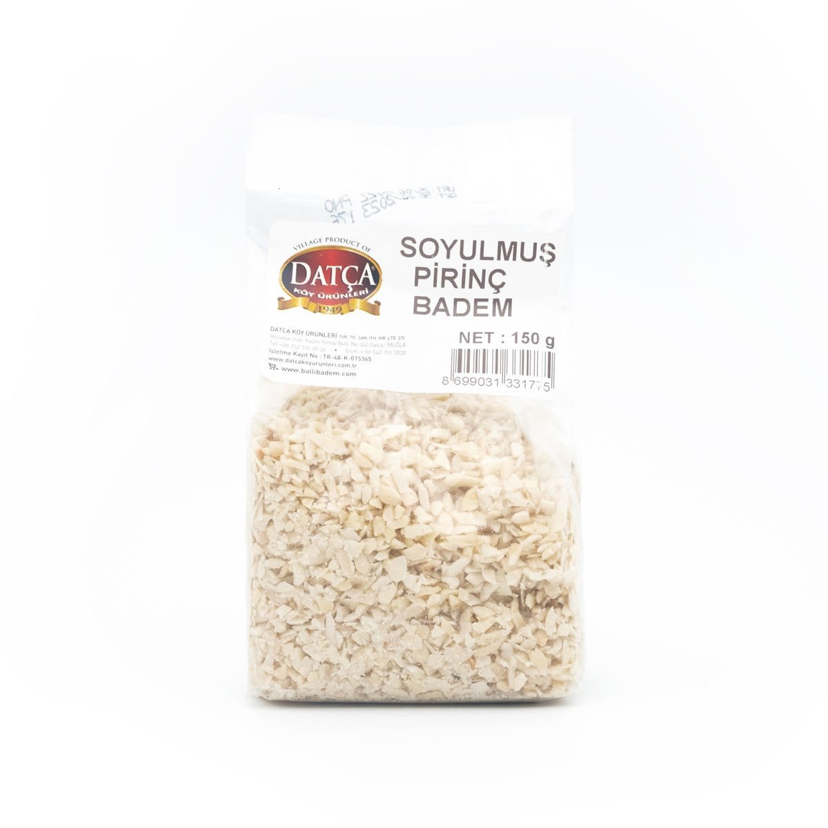 Soyulmuş Pirinç Badem 150 Gr