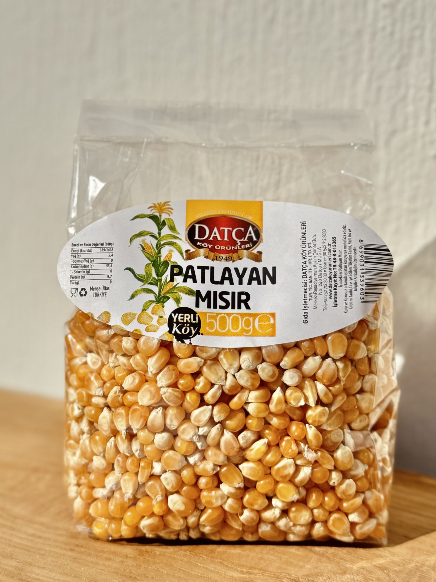 Patlak Mısır 500 G