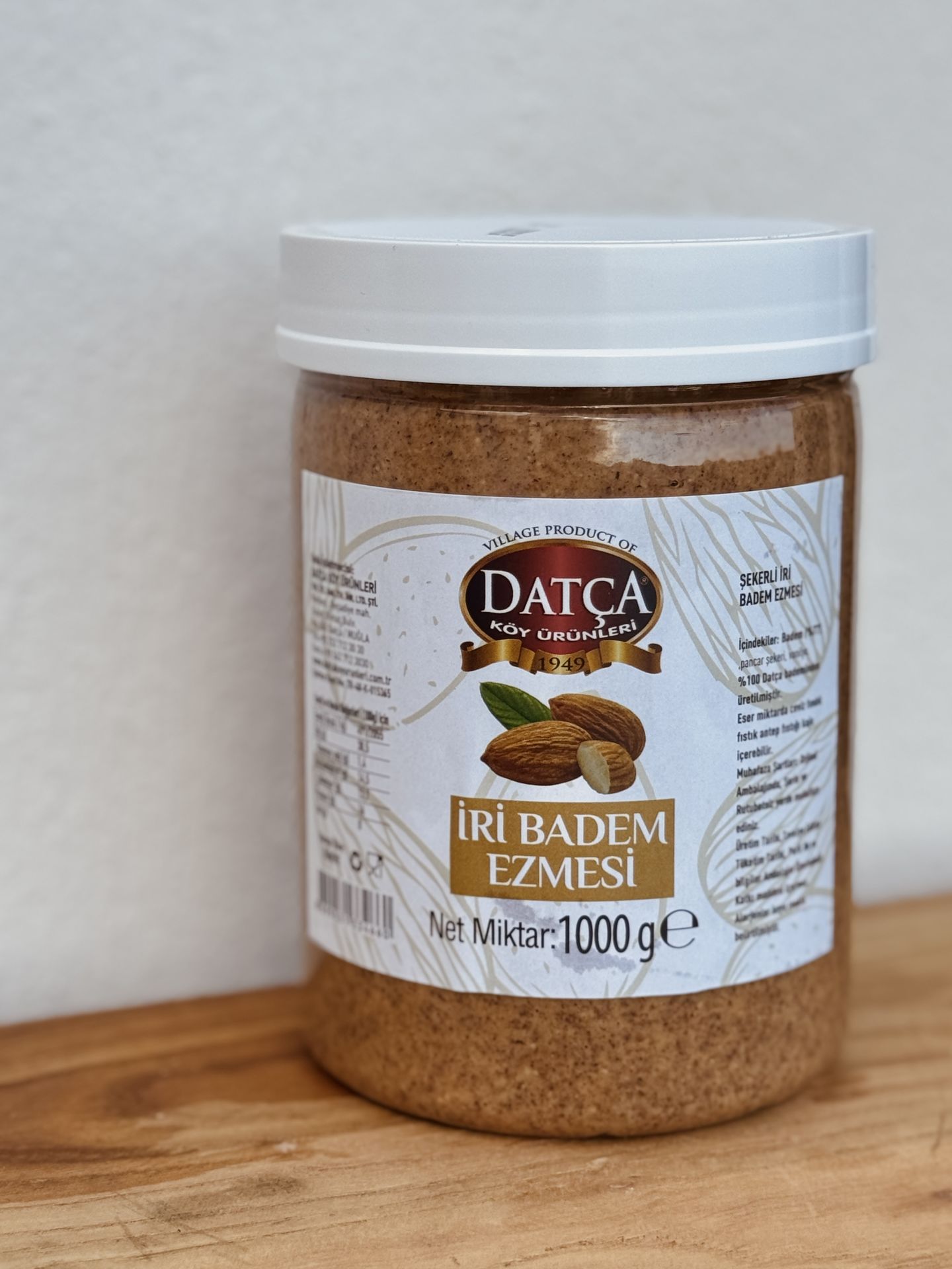 Datça İri Badem Ezmesi 1000 Gr