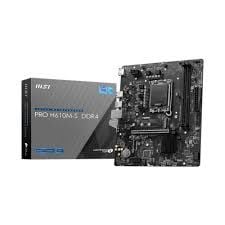 MSI MB PRO H610M-S DDR4 SOKET 1700 DDR4 3200(OC) HDMI  M.2 USB3.2 1x 1G LAN mATX