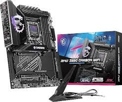 MSI MB MPG Z890 CARBON WIFI SOKET 1851 DDR5 9200MHZ(OC) USB 20Gbps 5xM.2 2xTB4 HDMI DISPLAY 1x5G 1x 2,5 LAN WIFI 7 ATX