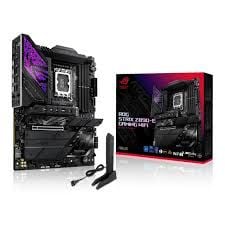 ASUS MB ROG STRIX Z890-E GAMING WIFI INTEL Z890 LGA1851 DDR5 8800 DP HDMI 2XUSB4 7X M2 USB3.2 WIFI 7 + BT AURA RGB 5GBIT LAN ATX 18+1+2+2 GÜÇ AŞAMALARI THUNDERBOLT 4 NITROPATH DRAM TEKNOLOJİSİ NPU BOOST