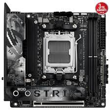 ASUS ROG STRIX X870-I GAMING WIFI AMD X870 AM5 DDR5 8400 HDMI 2xUSB4 2x M2 USB3.2 WiFi 7 + BT AURA RGB 2.5Gbit LAN Mini ITX 10+2+1 Güç Aşamaları, Çift USB4, ROG Strix HIVE II