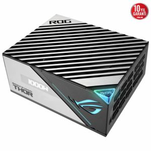 ASUS ROG-THOR-1000P2 PLATINUM 1000W MODÜLER GÜÇ KAYNAĞI JAPON KAPASİTÖRLER AURA SYNC VE OLED EKRAN 10 YIL GARANTİ V2