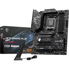 MSI X870E GAMING PLUS WIFI AM5 DDR5 8200MHZ(OC) 3X M.2  USB 40GBPS HDMI DP 5G LAN WIFI 7 RGB ATX